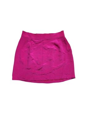 Naven 100% Silk Mini Skirt Fuchsia Pink, Size 6